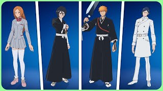 ALL Bleach x Fortnite Cosmetics Showcased!