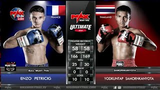 Enzo Petricig (France) vs Yodjuntap Samornkanyota (Thailand)