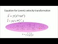 lorentz and galilean transformation of velocity numerical a spaceship is moving away from earth