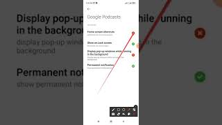 How to fix Google Podcast App Home screen shortcut setting on Android phone