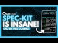 Spec Kit: Github's NEW Tool Ends Vibe Coding! 100x Better Than Vibe Coding (Full Tutorial)