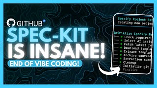 Spec Kit: Github's NEW Tool Ends Vibe Coding! 100x Better Than Vibe Coding (Full Tutorial)