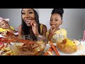 KING CRAB SNOW CRAB & SHRIMP SEAFOOD BOIL MUKBANG WITH REIGN AND HALO  Naveen and Shena