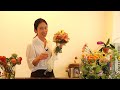 플라워레슨 312 콘 형태의 꽃다발 flower lesson 312 corn style bouquet design