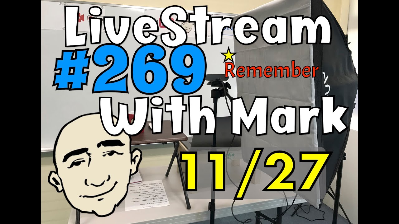 #269 Remember | Mark Kulek LiveStream Lesson - ESL - YouTube