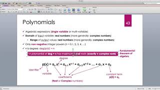 Java For Scientific Computing: Polynomials -- Part 1