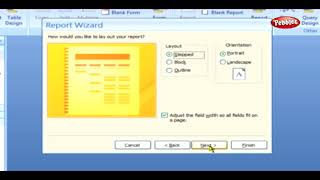Creating Reports using Report Wizard || Access Tutorial for Beginners || ACCESS Presentation