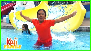 Family Trip to LEGOLAND! Amusement Park Fun Water Slides for Kids