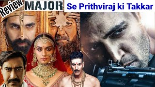 Prithviraj Movie Review 2022 | Akshay Kumar| Prithviraj vs Major Box Office Filmy Facts by Arun|