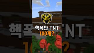 핵폭탄 TNT 100개를 터트린다면? (TNT 모드 리뷰)