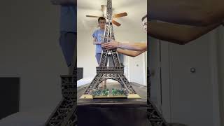 24hrs Lego Eiffel Tower speed build!! #eiffeltower #lego  #france #paris #love #photography  #shorts