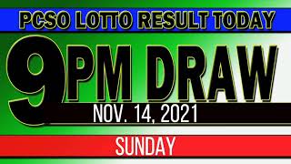 LOTTO RESULT TODAY 9PM DRAW – NOVEMBER 14, 2021 | 2D | 3D | 6/49 | 6/58