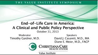 Value in Health Care at End of Life