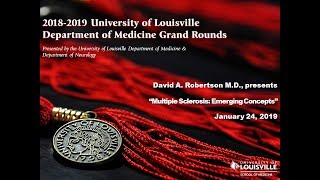 UofL Dept. of Medicine Grand Rounds: Dr. David Robertson