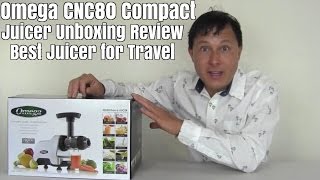 Omega CNC80  Compact Juicer Unboxing Review- Best for Travel