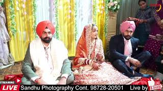 Live.Wedding Ceremony  Gaganpreet Singh Sandhu \u0026 Mandeep Kaur (1-1 -2025 )