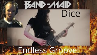 New Favorite! Shredder reacts to Band Maid, Dice!