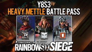 Y8S3 Heavy Mettle COMPLETE New BATTLE PASS - Showcase - Rainbow Six Siege Year 8