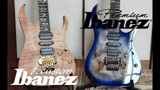 Ibanez Premium RG1070PBZ vs J Custom RG8570ZXX