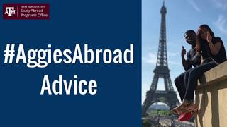 #AggiesAbroad Advice