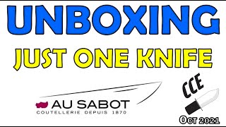 Unboxing the Aurillac - a knife by Au Sabot (France) via Knives-of-France.com