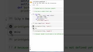 python built-in functions: getattr