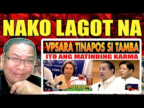 KAKAPASOK LANG! LAGOT NA VP SARA LANG NAKAKAGAWA NITO! TAMBY PBBM DI MAKAPANIWALA/REACTION VIDEO