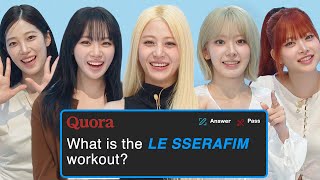 LE SSERAFIM Reply To Fans Online