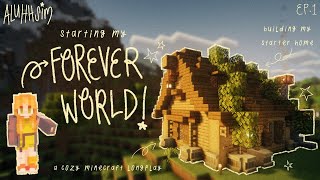 fall asleep while i start a new minecraft world!🌳🌾🐈⬛ longplay with commentary EP.1
