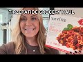 TIRZEPATIDE GLP-1, GIP GROCERY HAUL AND NEW FOOD TASTE TEST