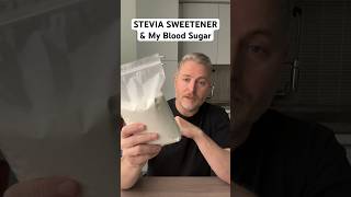 Stevia leaf sweetener and my blood sugar.  #bloodsugar #glucoselevels #insulinresistant1 ￼