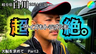 【鮎釣り】白川（岐阜県）｜2024.7.30（火）【友釣り】