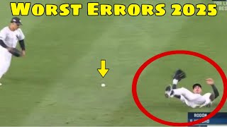 Worst Baseball Errors 2025