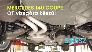 KreiCar Szerviz Kecskemét, Mercedes 140 coupe aljának OT-vizsgára felkészítése 3. rész