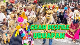 Tradicional Desfile de las Yuntas en Uruapan Michoacán del Barrio de la Magdalena
