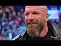 Batista takes a dig at Triple H during Evolution's reunion SmackDown 1000, Oct 16, 2018