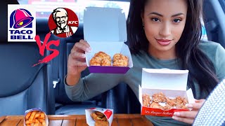 NEW Taco Bell Nuggets VS. KFC: Bet You Can't Guess Who Will Win!