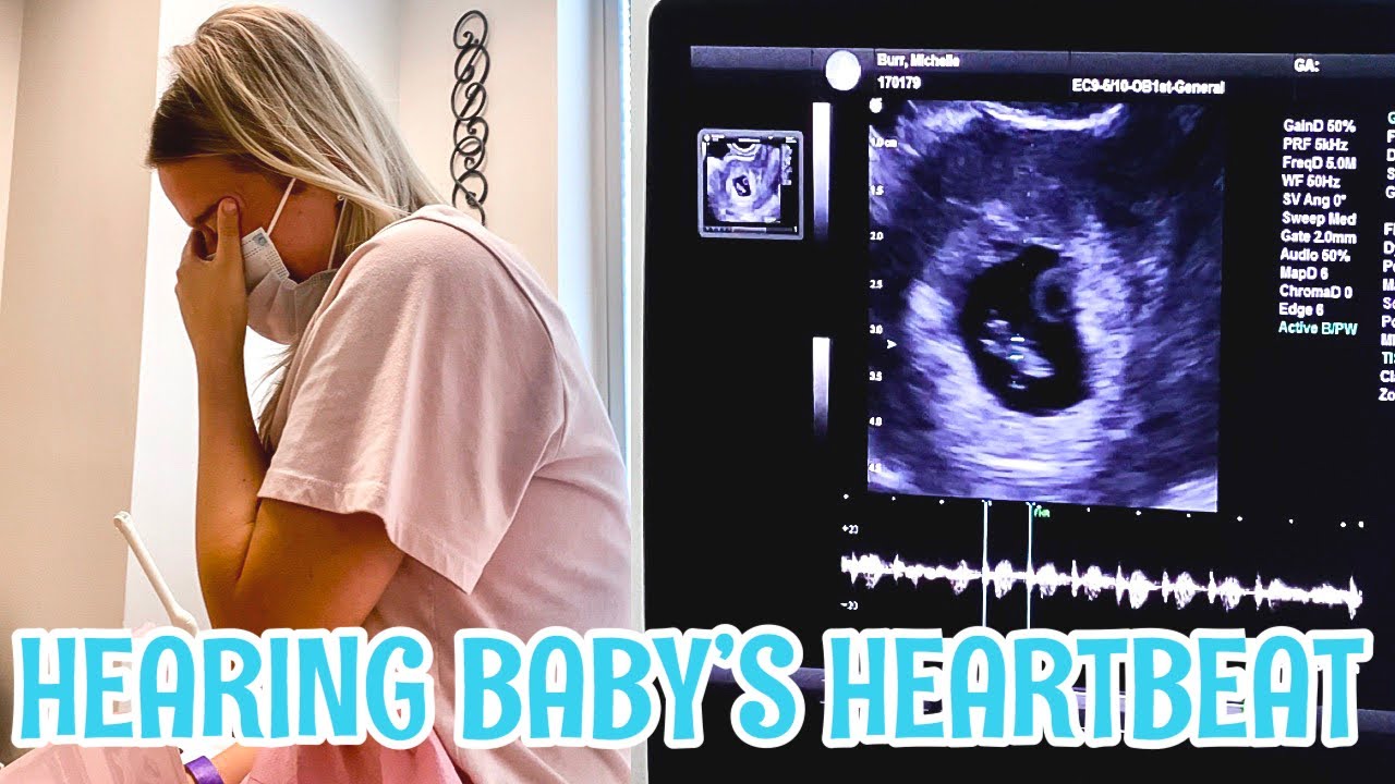 6 & 7 WEEK ULTRASOUND | Hearing Baby’s Heartbeat - YouTube