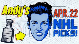 NHL Sniffs, Picks & Pirate Parlays Today 4/22/24 | Best NHL Bets w/ @AndyFrancess