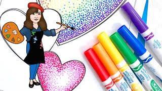 How To Create Pointillism | Kids Art Lesson | Step-by-Step Art Tutorial