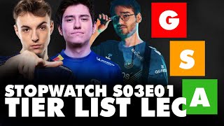 LA PIRE TIER LIST DE LEC JAMAIS REALISÉE ??? | STOPWATCH S03E1