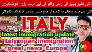Italy immigration open new update 2023|new Italy immigration policy date|Italy work permit visa free