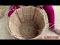 দেখুন কিভাবে সুন্দর সুন্দর ঝুড়ি বানানো হয় how to weave a basket basket making gift basket craft