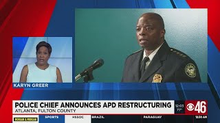 Police chief announces APD restructuring