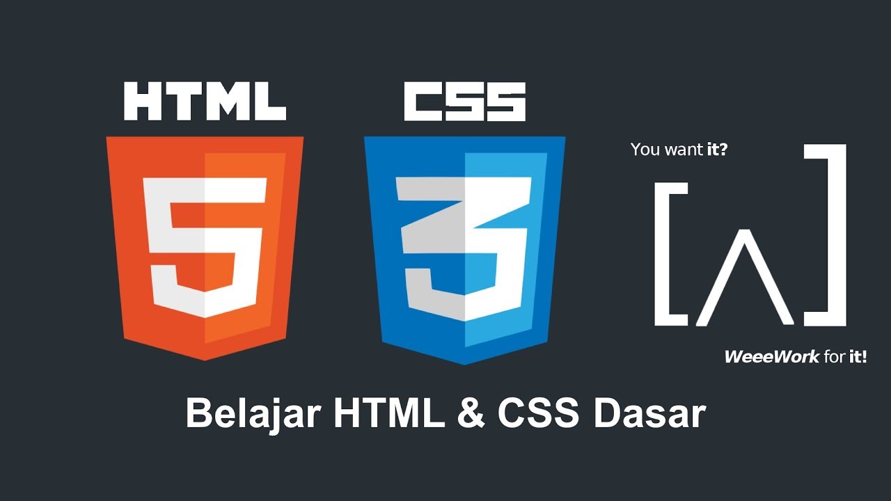 Tutorial HTML Dan CSS Dasar - 02 Kenapa HTML ? - YouTube