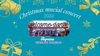 Christmas musical concert 2024 ,banepa ,welcome dance by Rofecca newlife church's youths