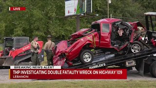 THP investigating 'double fatality wreck' on Highway 109