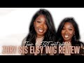 Zury Sis | Human Hair Synthetic Blend Lace Front Wig Review | Elsy | ft Divatress | Tan Dotson