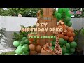 DIY DEKO BIRTHDAY PARTY BAJET BAWAH RM50 JE! | DUNIA SI MANJA