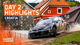 Day 2 Highlights | WRC Croatia Rally 2024